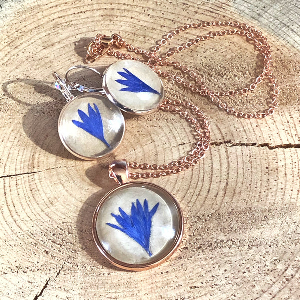 Montana Wildflower Necklace - Cornflower Petal